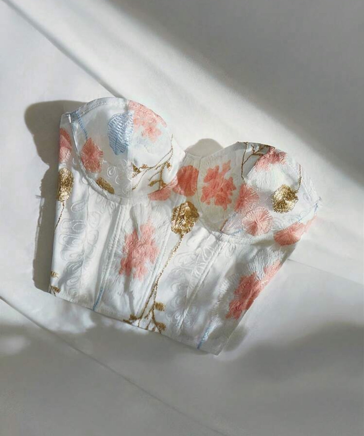 Pastel Bloom Bustier