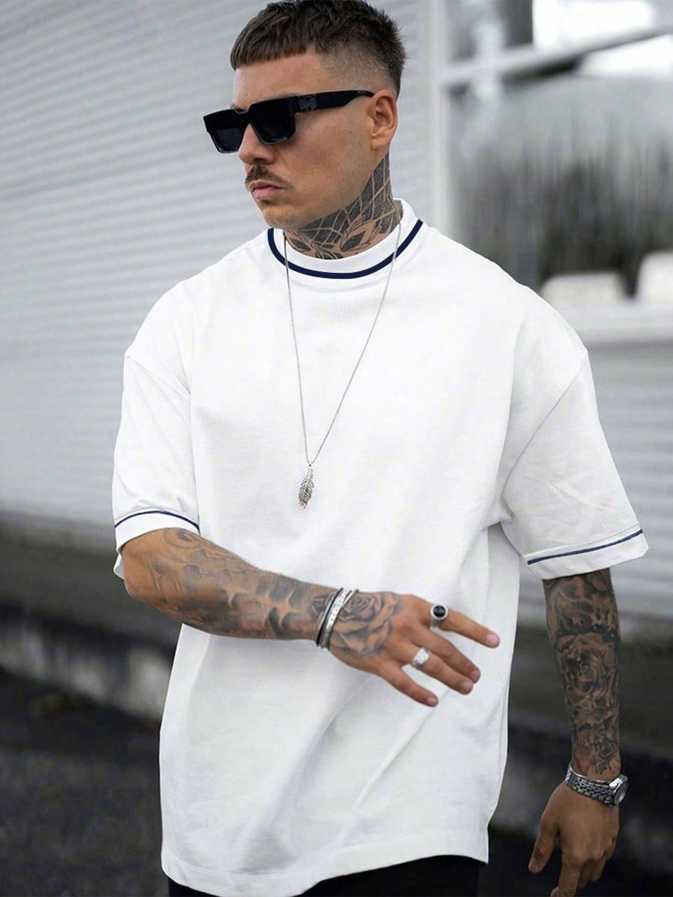 White Edge Tee