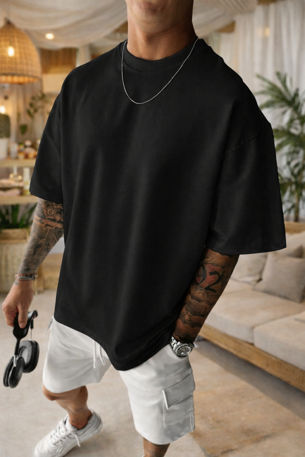 Midnight Oversize Tee