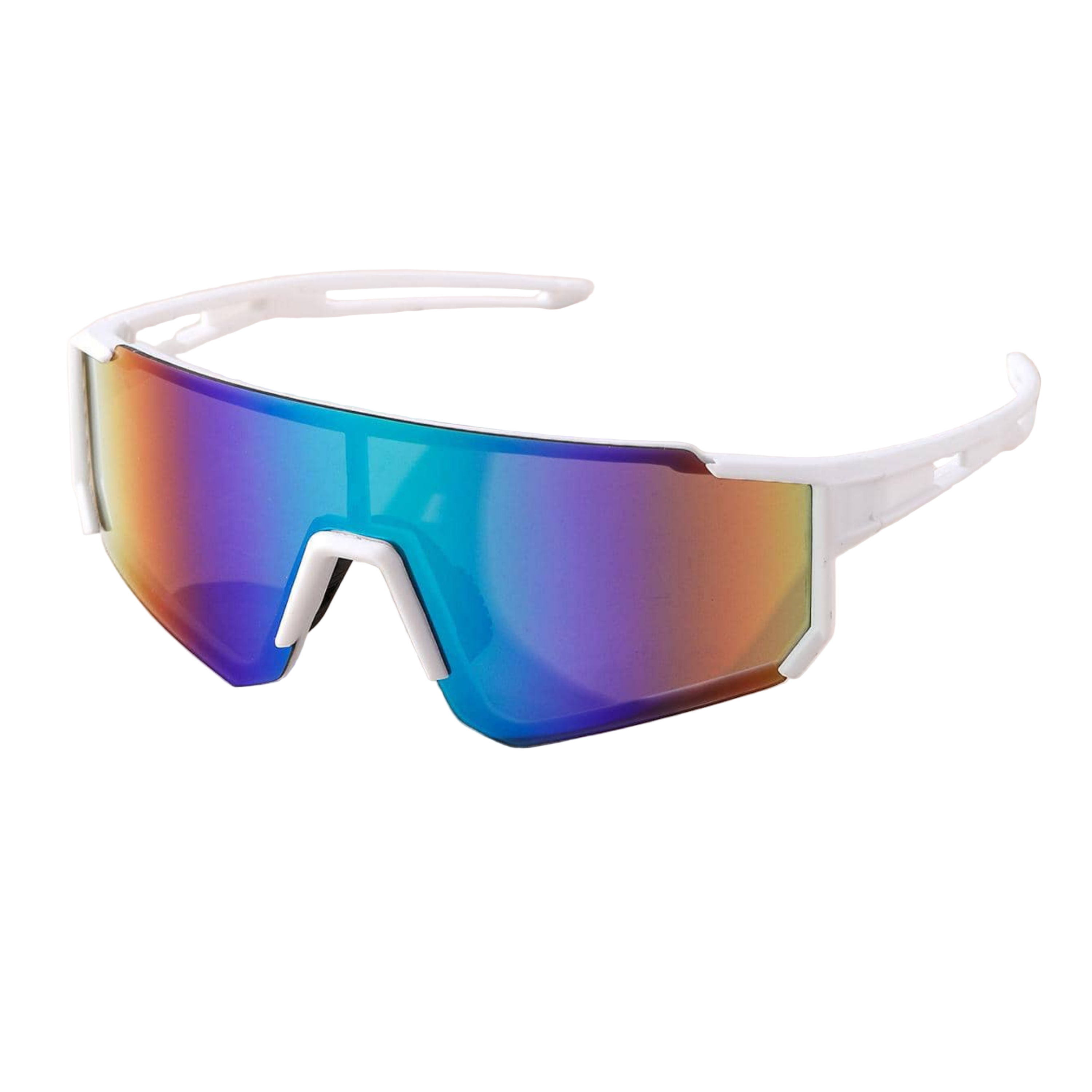 Iridescent Breeze – White Frame / Ocean