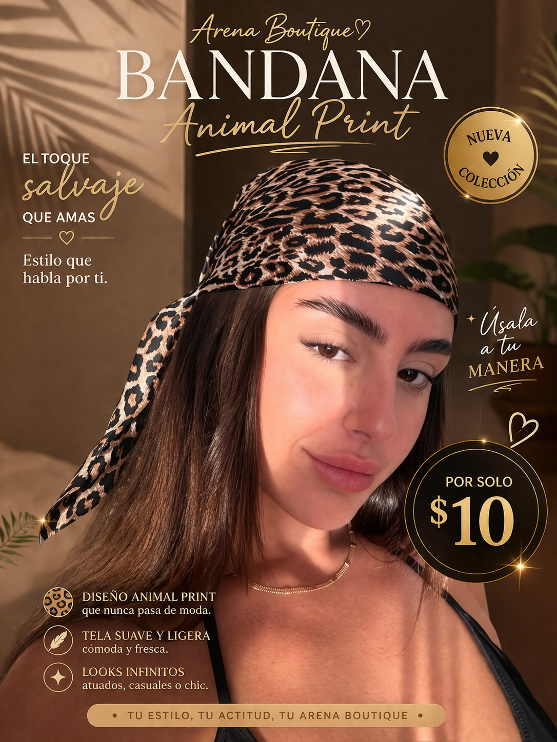 Animal print Bandana