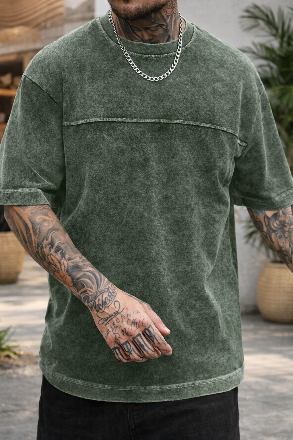 Olive Vintage Tee